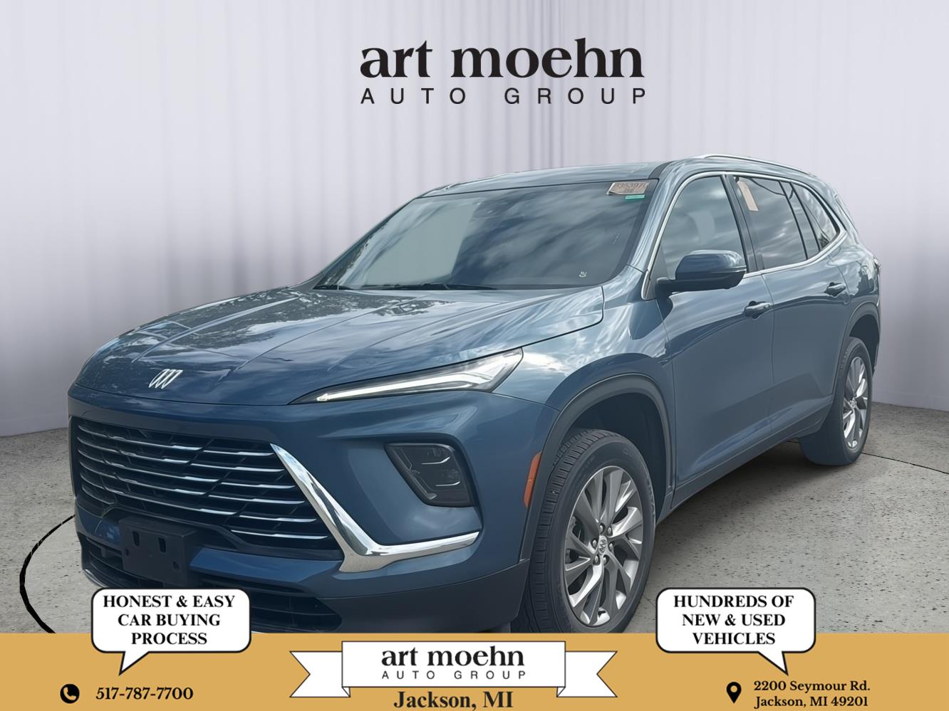 Ocean Blue Metallic 2026 Buick Enclave SUV / Crossover Four-Wheel Drive 8-Speed Automatic