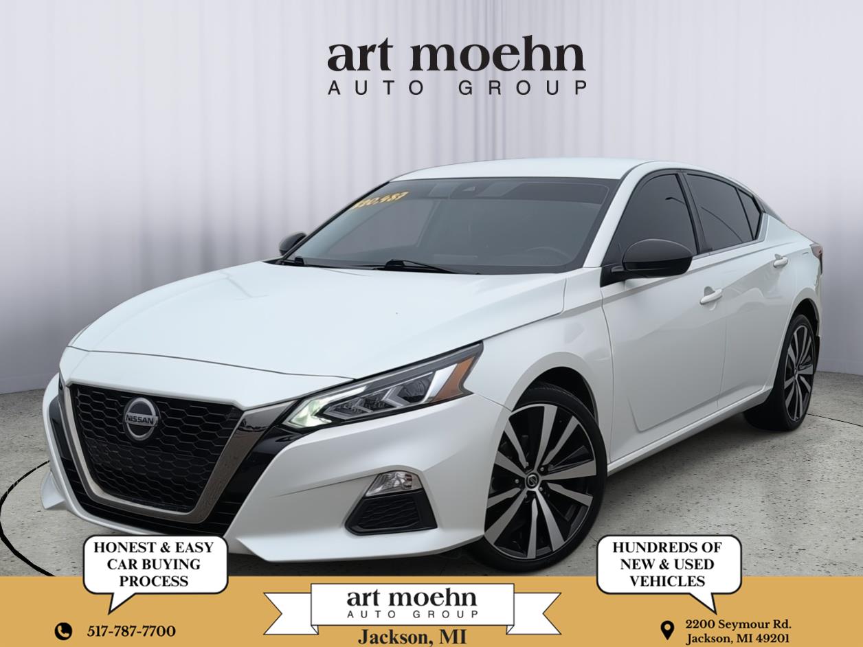 Pearl White Tricoat 2021 Nissan Altima Sedan All-Wheel Drive Continuously Variable Transmission
