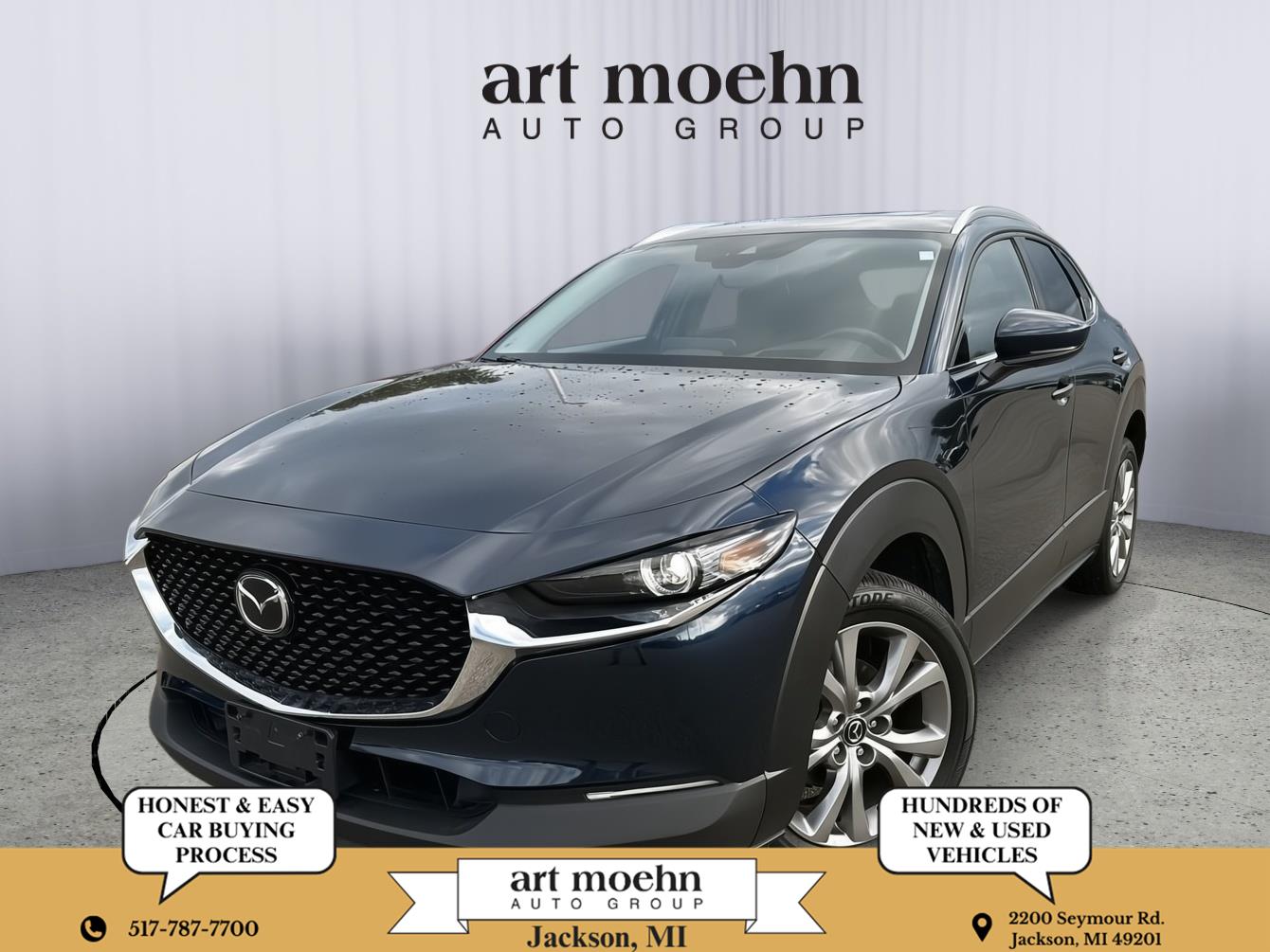 Deep Crystal Blue Mica 2023 Mazda CX-30 SUV / Crossover All-Wheel Drive Automatic