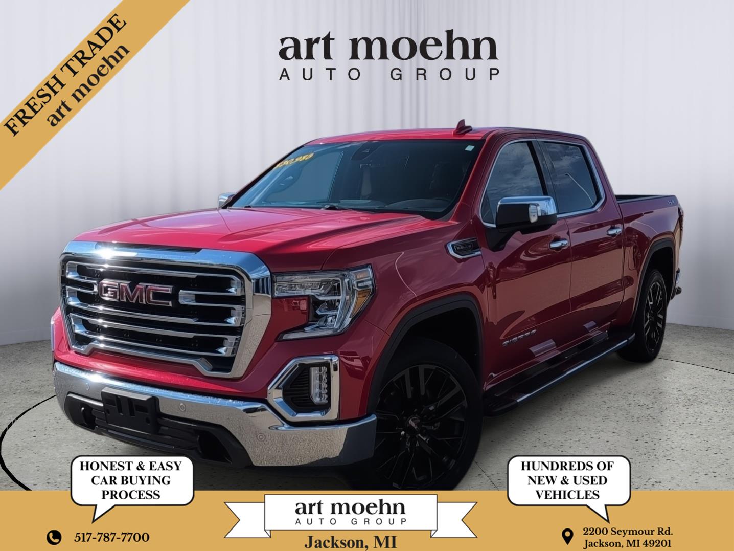 Cardinal Red 2020 GMC Sierra 1500 Pickup Truck Four-Wheel Drive Automatic