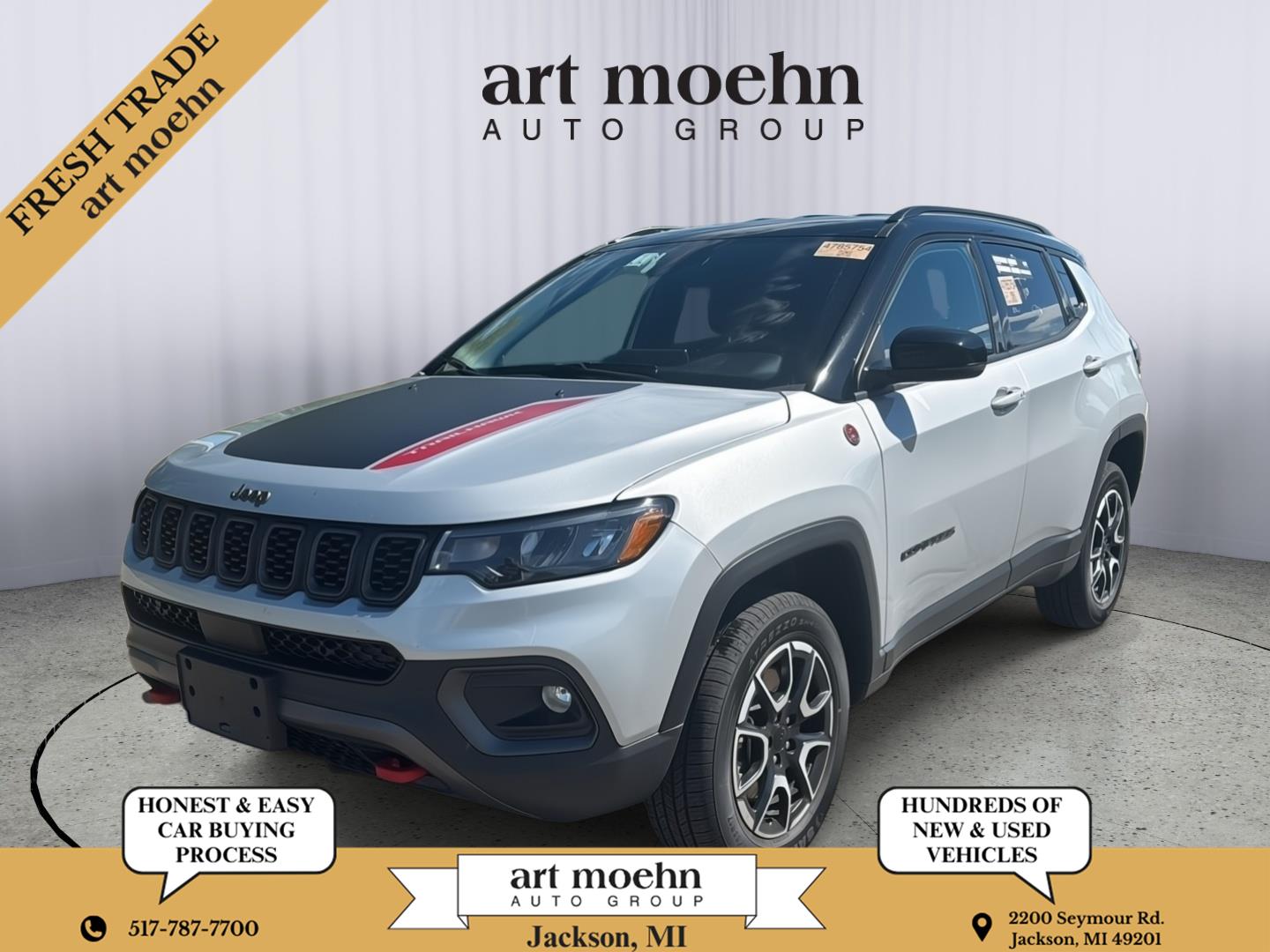 Silver Zynith Metallic Clearcoat 2024 Jeep Compass SUV / Crossover Four-Wheel Drive 8-Speed Automatic