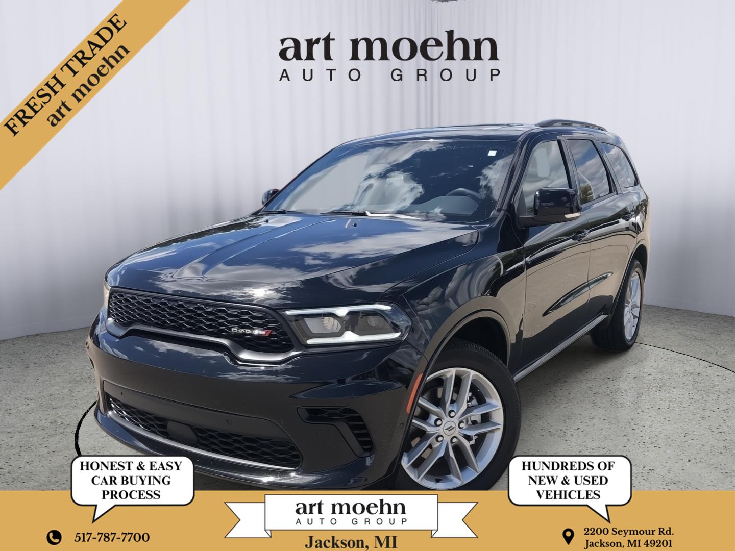 DB Black Clearcoat 2026 Dodge Durango SUV / Crossover All-Wheel Drive 8-Speed Automatic
