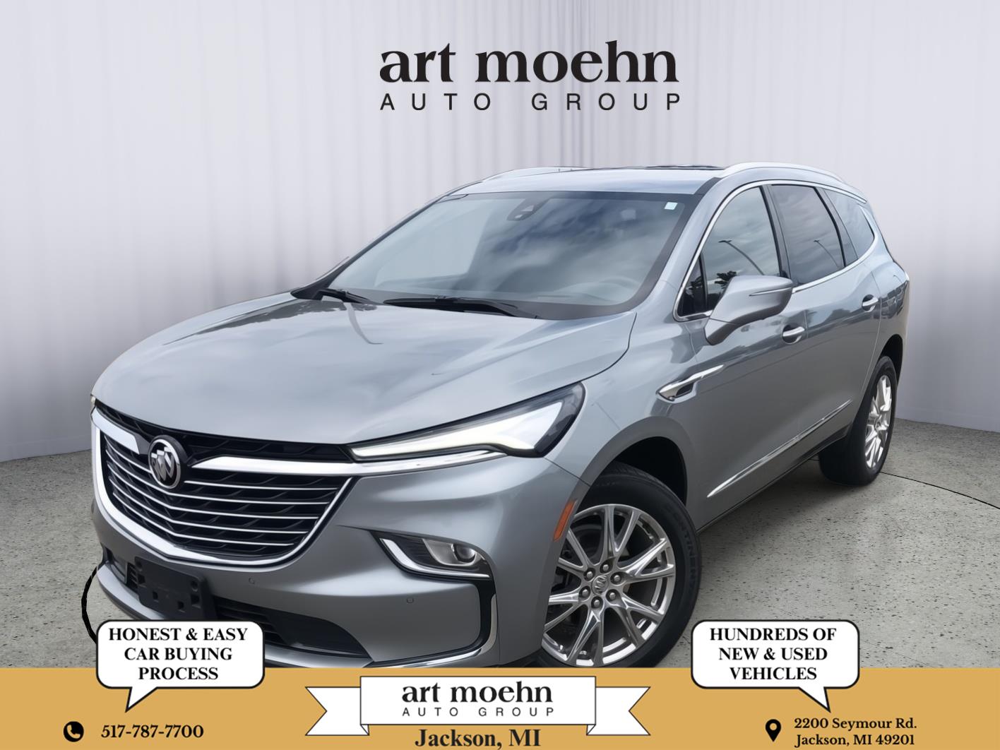 Moonstone Gray Metallic 2023 Buick Enclave SUV / Crossover Four-Wheel Drive 9-Speed Automatic