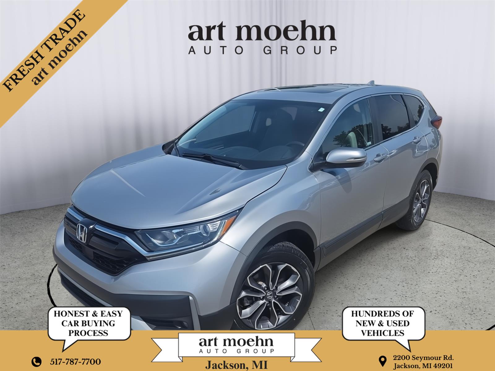 Lunar Silver Metallic 2020 Honda CR-V SUV / Crossover All-Wheel Drive Continuously Variable Transmission