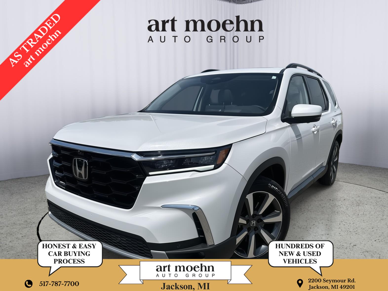 Platinum White Pearl 2025 Honda Pilot SUV / Crossover All-Wheel Drive Automatic