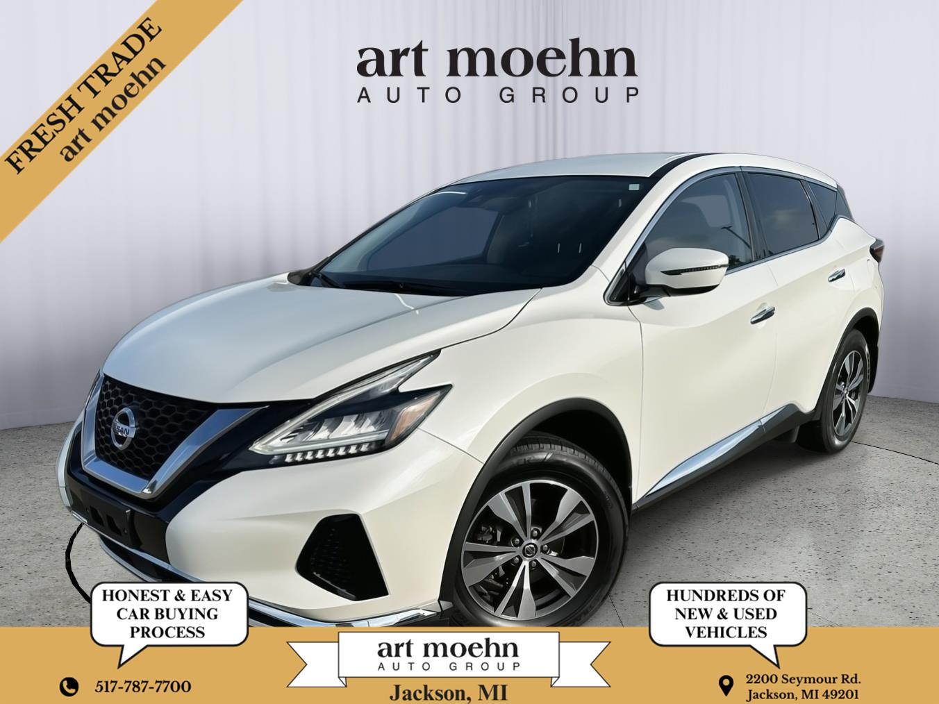 Pearl White Tricoat 2020 Nissan Murano SUV / Crossover All-Wheel Drive Continuously Variable Transmission