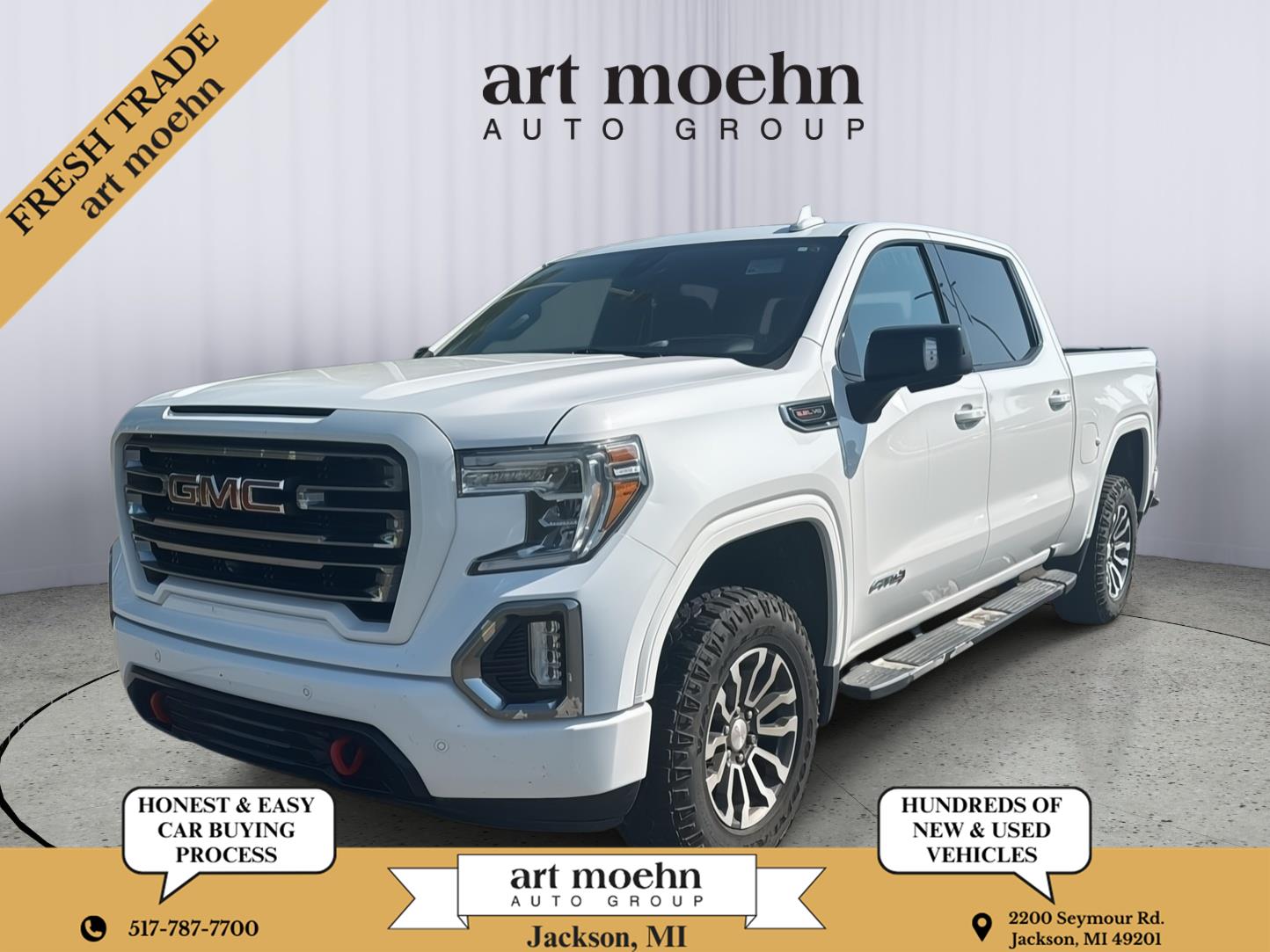 Summit White 2020 GMC Sierra 1500 Pickup Truck Four-Wheel Drive Automatic