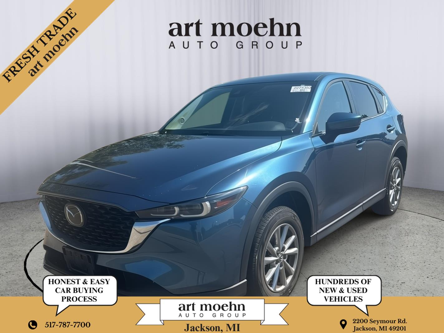 Eternal Blue Mica 2023 Mazda CX-5 SUV / Crossover All-Wheel Drive Automatic