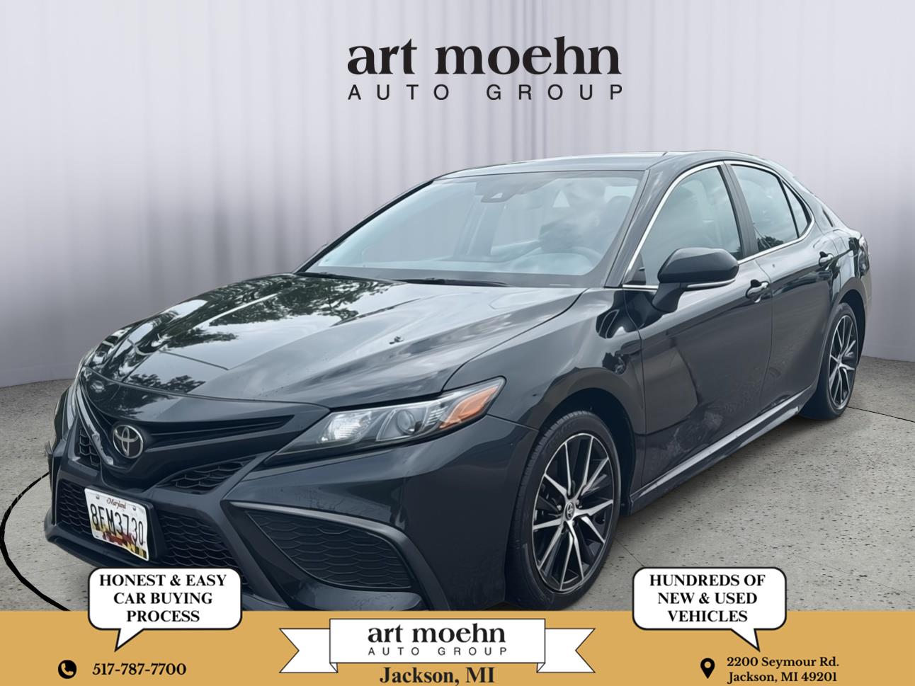 Midnight Black Metallic 2024 Toyota Camry Sedan Front-Wheel Drive Automatic