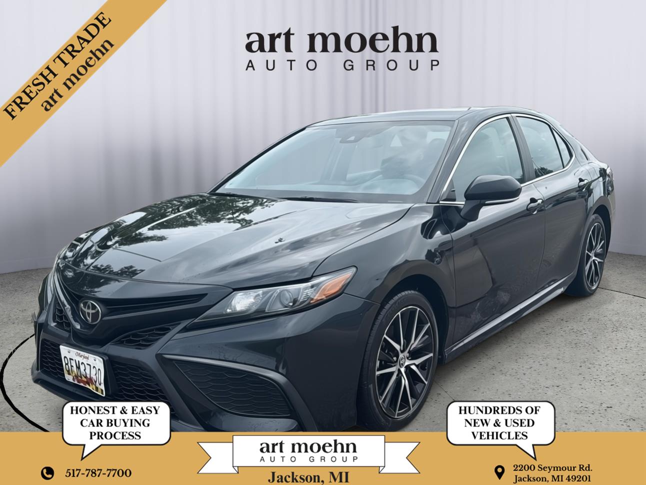 Midnight Black Metallic 2024 Toyota Camry Sedan Front-Wheel Drive Automatic