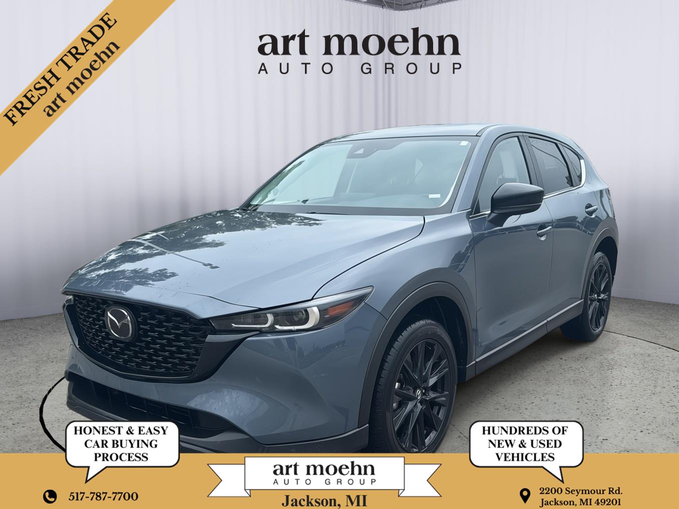 Polymetal Gray Metallic 2024 Mazda CX-5 SUV / Crossover All-Wheel Drive Automatic