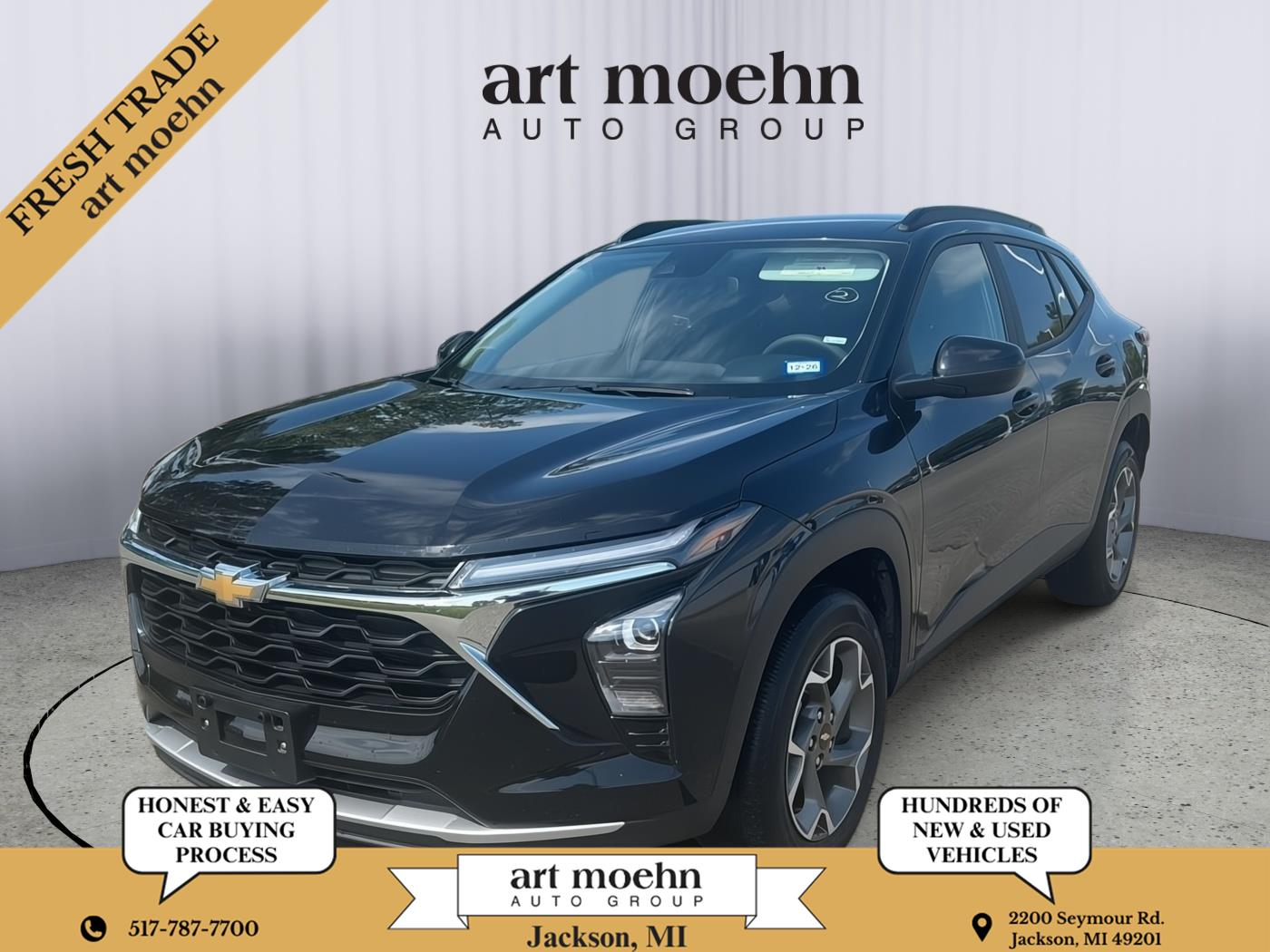 Mosaic Black Metallic 2025 Chevrolet Trax SUV / Crossover Front-Wheel Drive 6-Speed Automatic