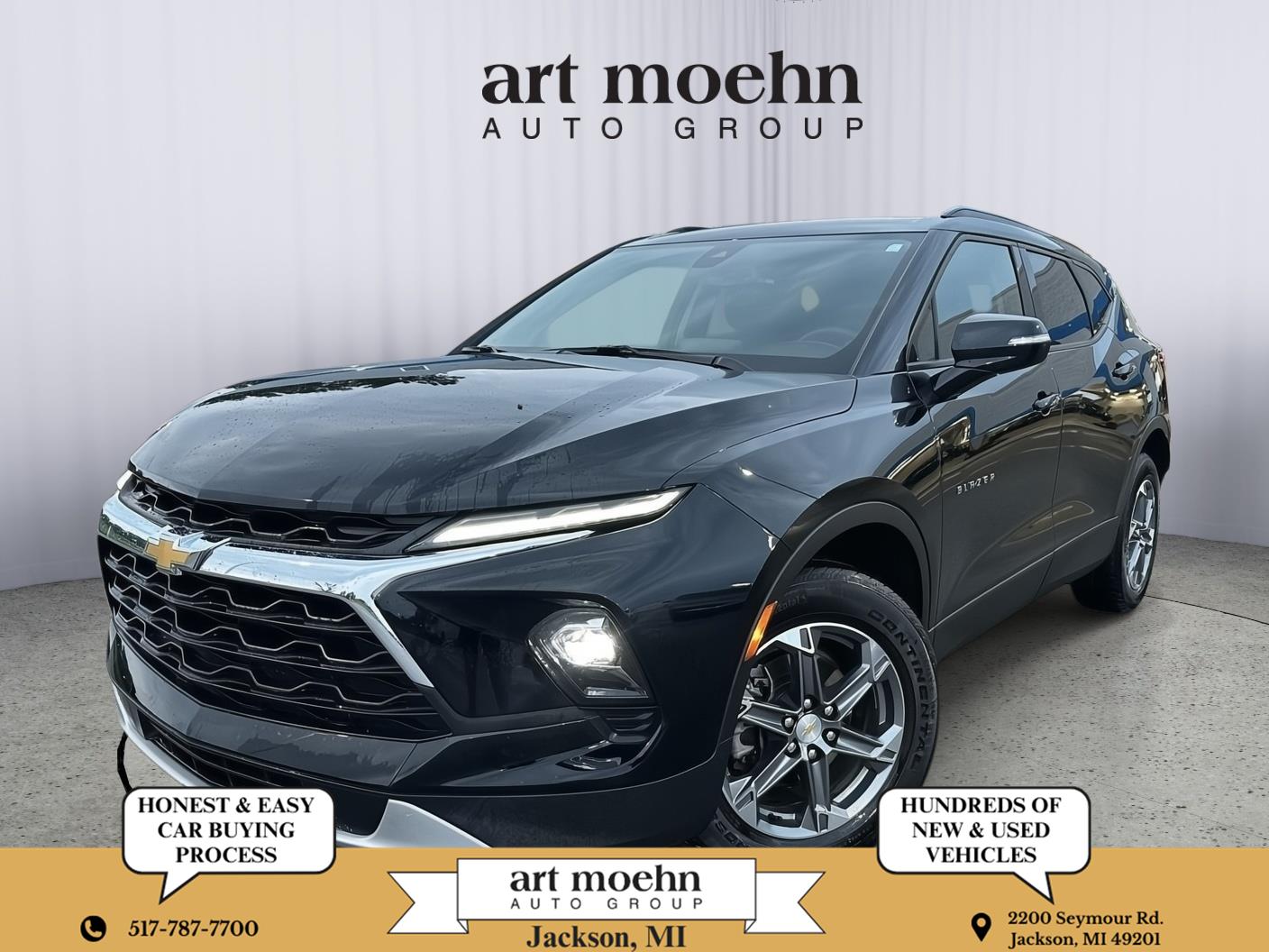 Black 2024 Chevrolet Blazer SUV / Crossover All-Wheel Drive 9-Speed Automatic