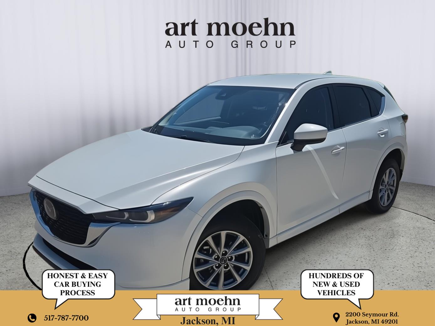Rhodium White Metallic 2025 Mazda CX-5 SUV / Crossover All-Wheel Drive Automatic