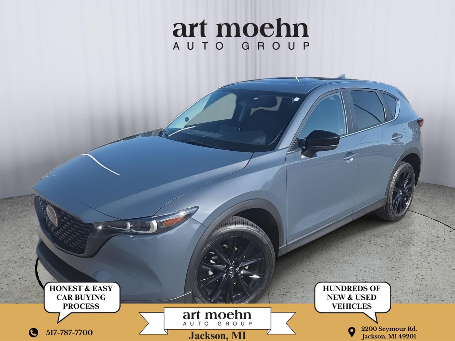 Polymetal Gray Metallic 2024 Mazda CX-5 SUV / Crossover All-Wheel Drive Automatic