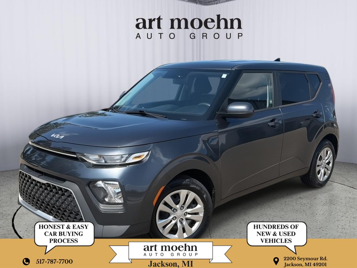 Gravity Gray 2022 Kia Soul SUV / Crossover Front-Wheel Drive Continuously Variable Transmission