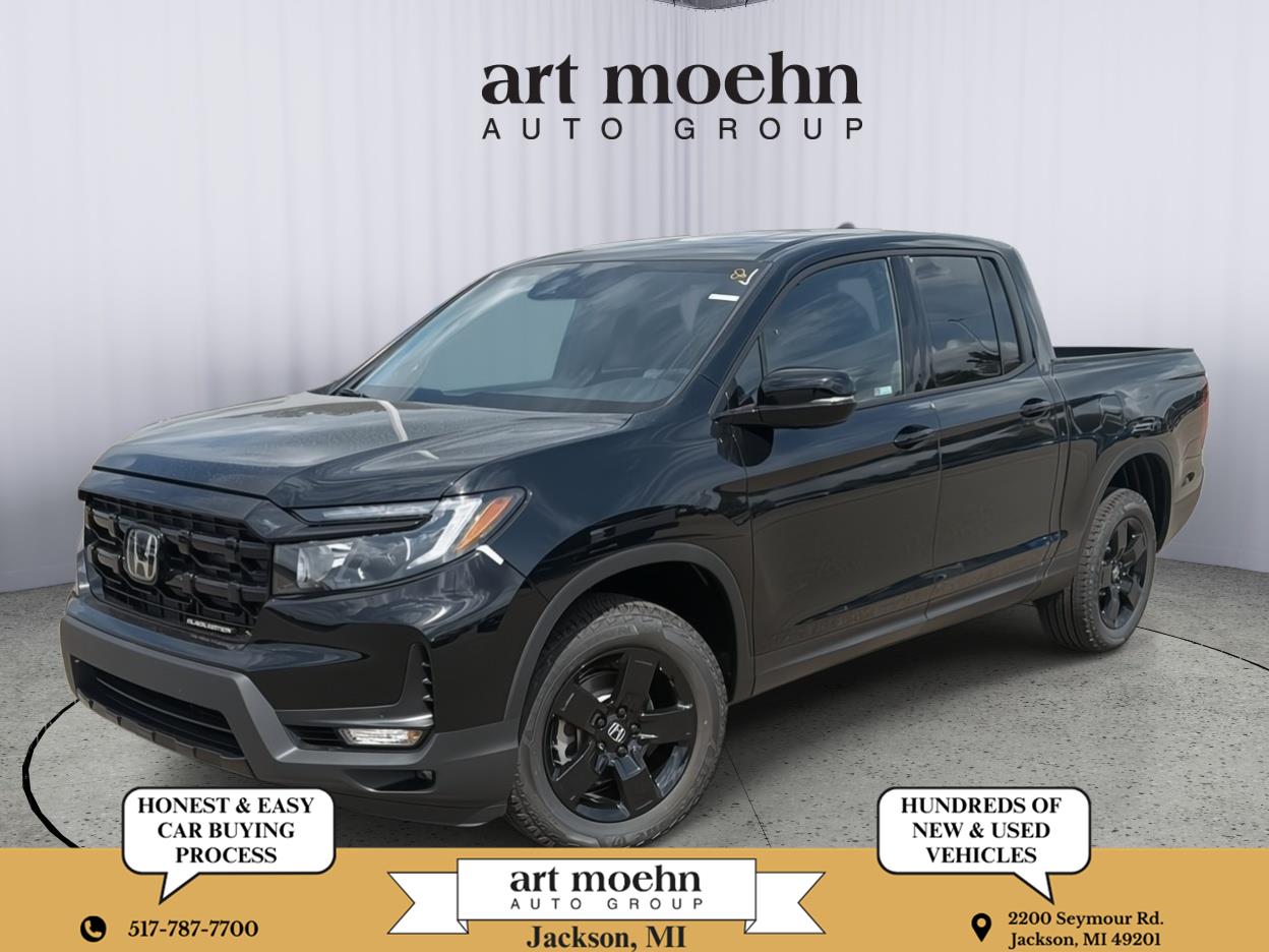 Crystal Black Pearl 2026 Honda Ridgeline Pickup Truck All-Wheel Drive Automatic