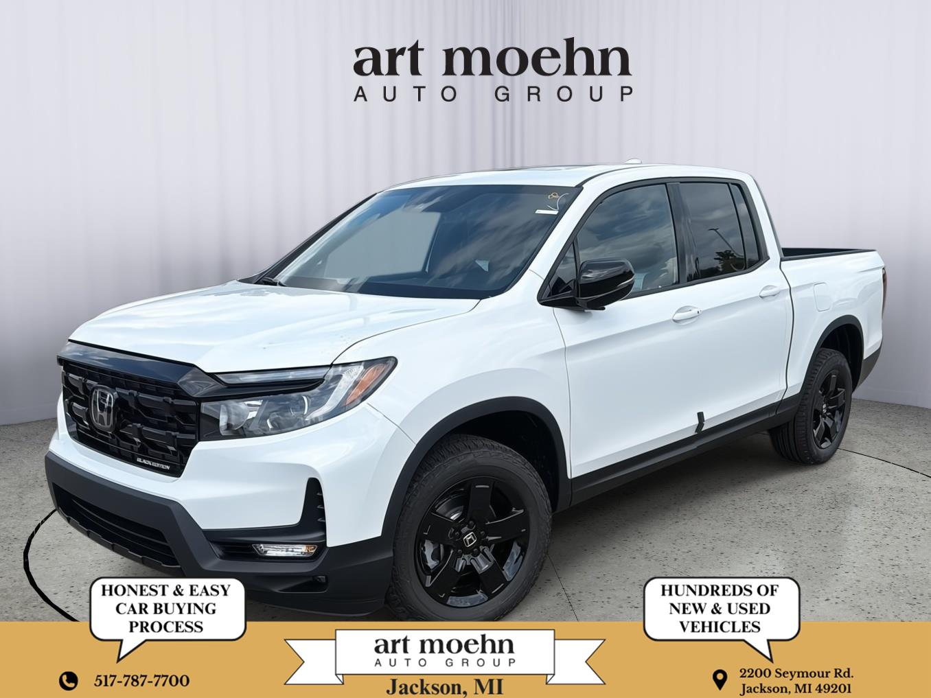 Platinum White Pearl 2026 Honda Ridgeline Pickup Truck All-Wheel Drive Automatic