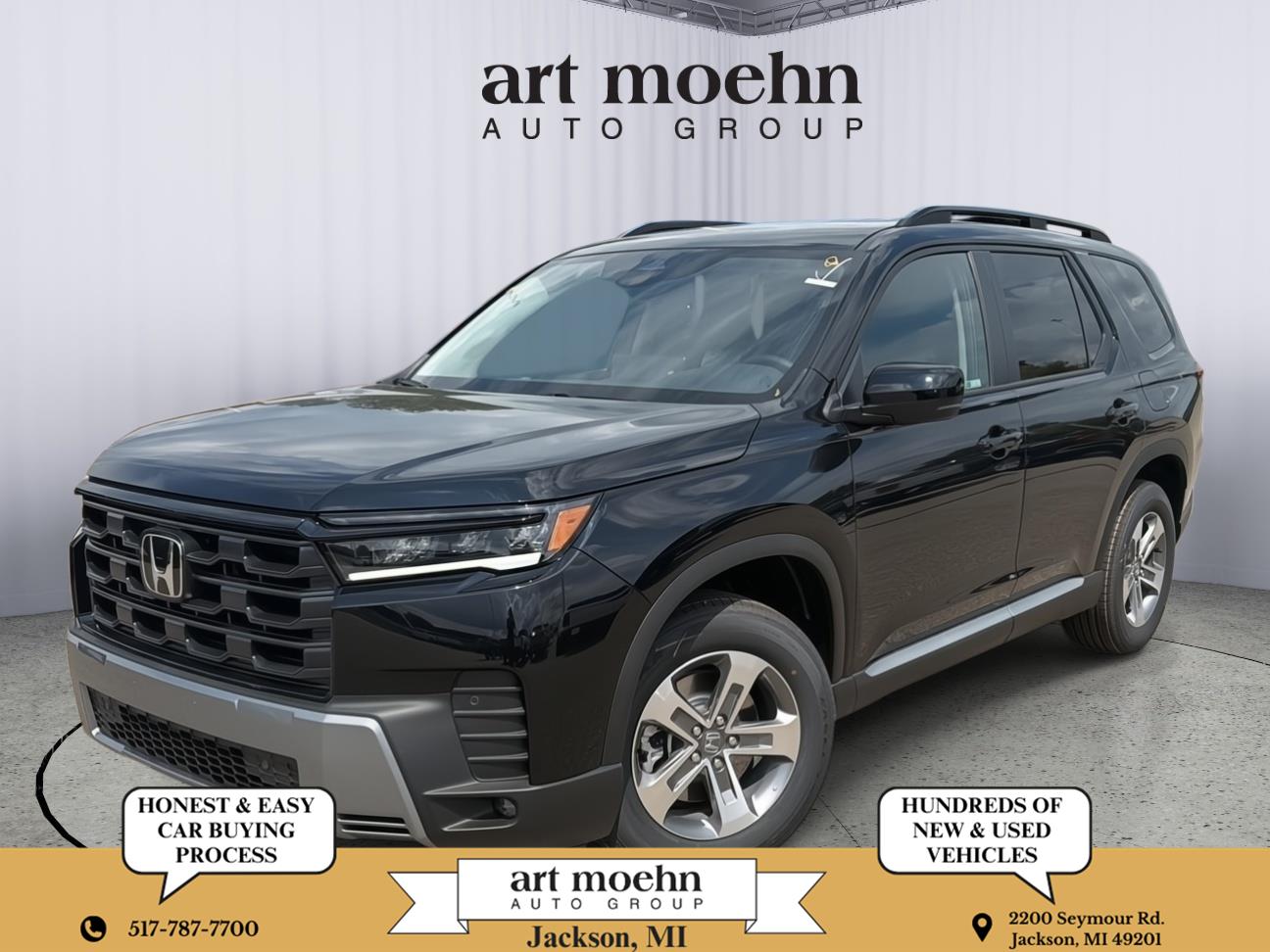 Crystal Black Pearl 2026 Honda Pilot SUV / Crossover All-Wheel Drive Automatic