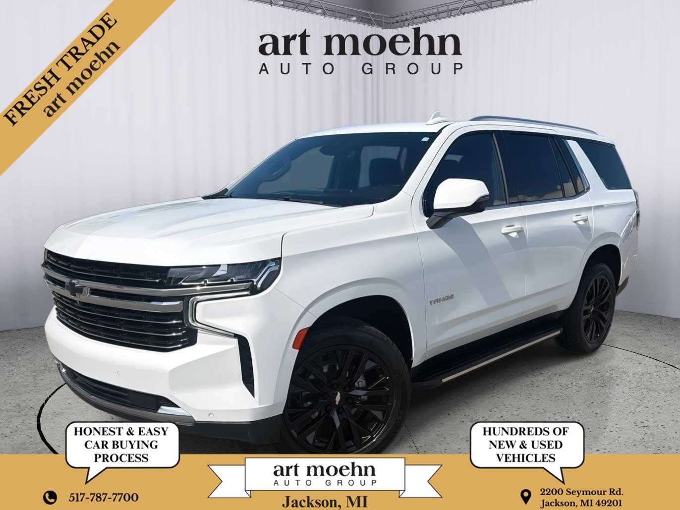 Summit White 2023 Chevrolet Tahoe SUV / Crossover Four-Wheel Drive Automatic