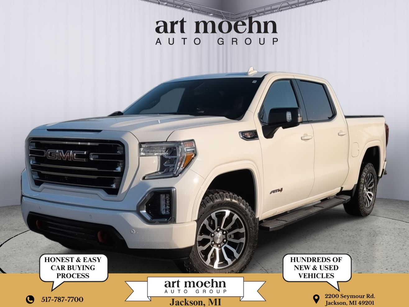 Summit White 2020 GMC Sierra 1500 Pickup Truck Four-Wheel Drive Automatic