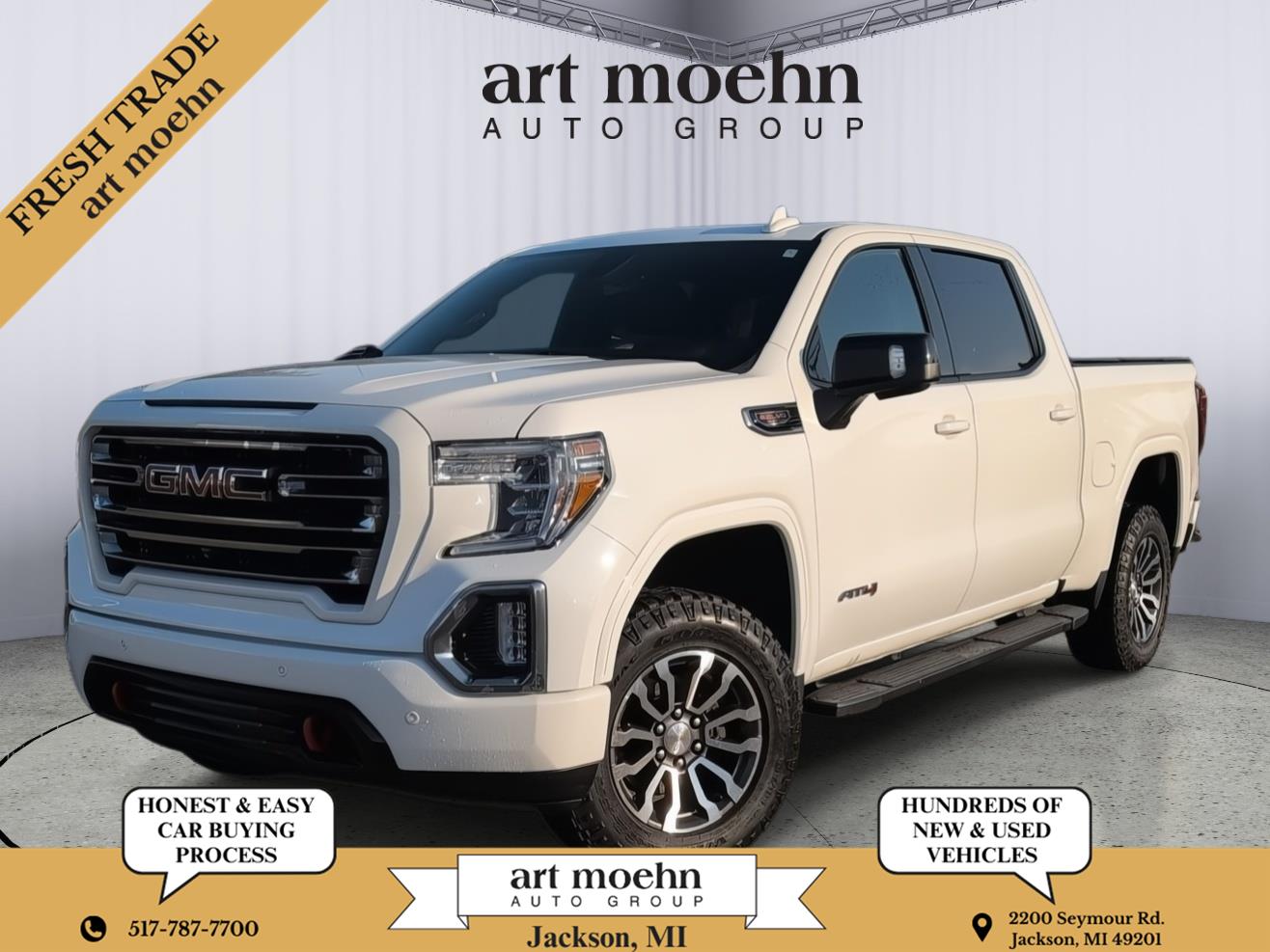 Summit White 2020 GMC Sierra 1500 Pickup Truck Four-Wheel Drive Automatic
