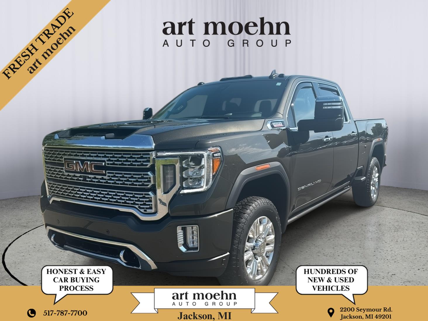 Forest Metallic 2023 GMC Sierra 2500HD Pickup Truck Four-Wheel Drive Automatic
