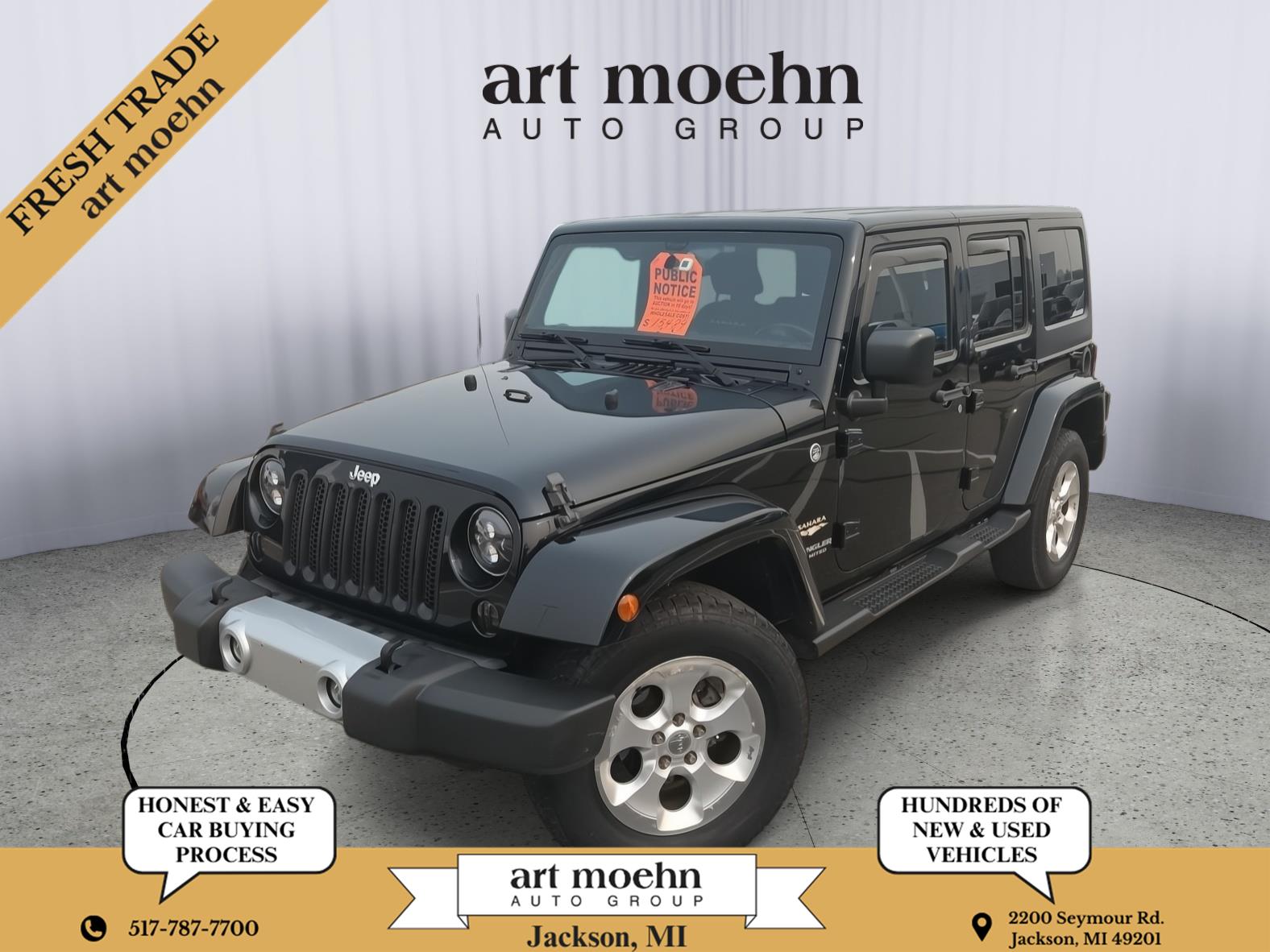 Black Clearcoat 2015 Jeep Wrangler SUV / Crossover Four-Wheel Drive 5-Speed Automatic