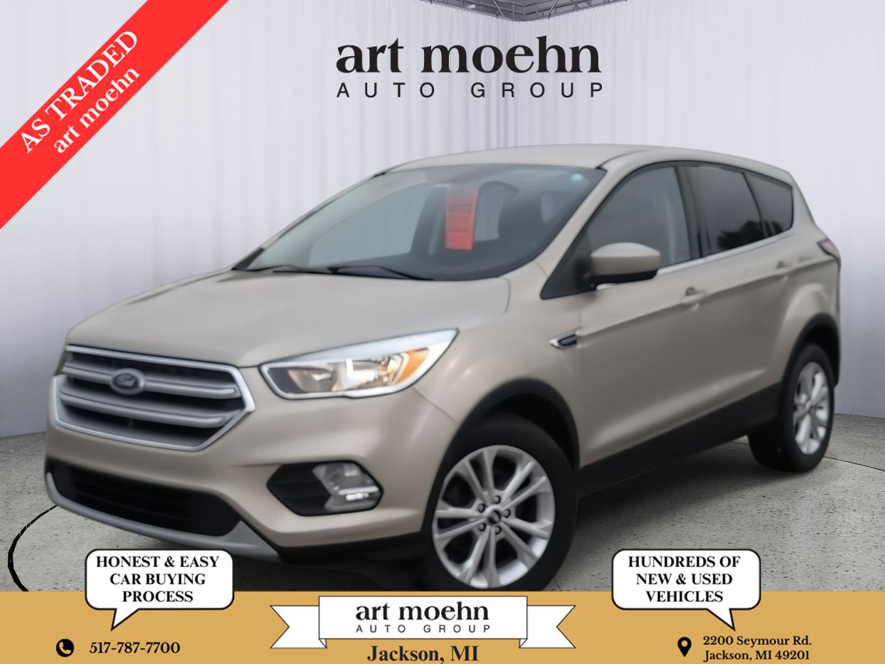 White Gold Metallic 2017 Ford Escape SUV / Crossover Front-Wheel Drive 6-Speed Automatic