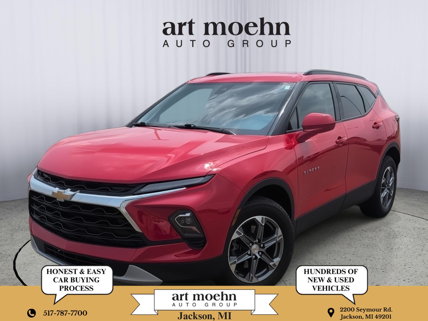 Red Hot 2024 Chevrolet Blazer SUV / Crossover Front-Wheel Drive 9-Speed Automatic