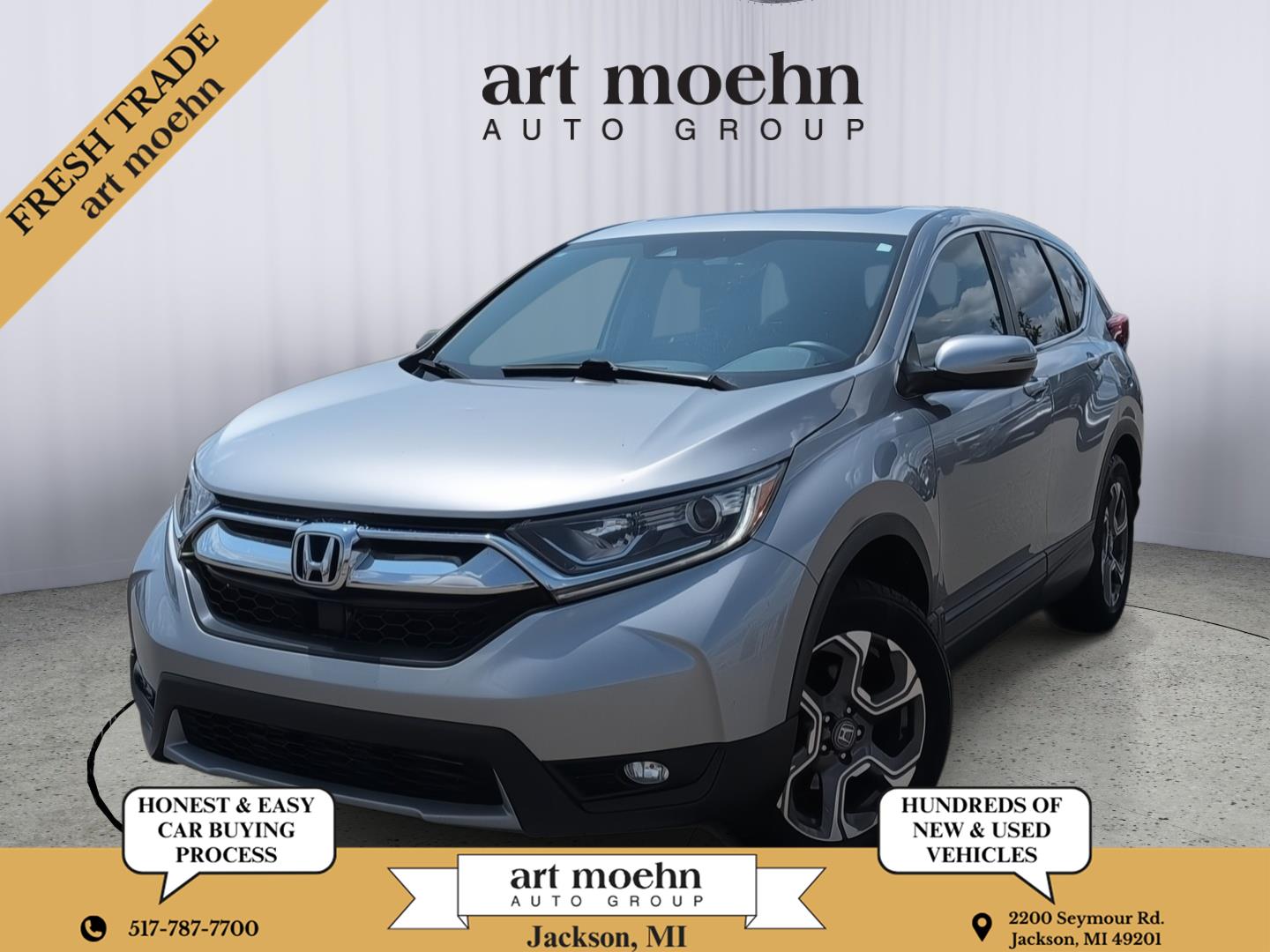 Lunar Silver Metallic 2019 Honda CR-V SUV / Crossover All-Wheel Drive Continuously Variable Transmission