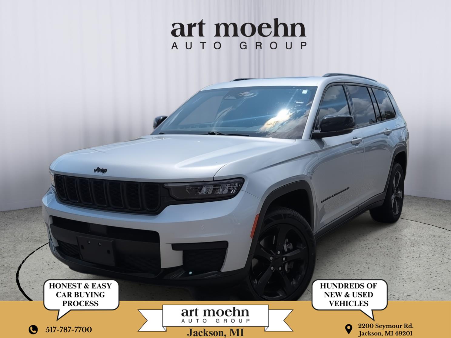 Silver Zynith 2023 Jeep Grand Cherokee L SUV / Crossover Four-Wheel Drive 8-Speed Automatic