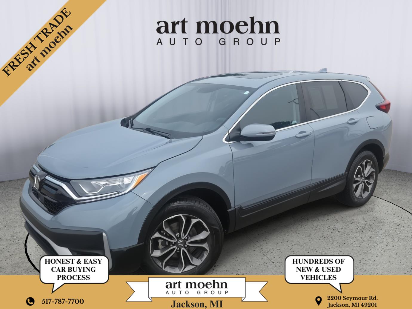 Gray (Modern Steel Metallic) 2020 Honda CR-V SUV / Crossover All-Wheel Drive Continuously Variable Transmission