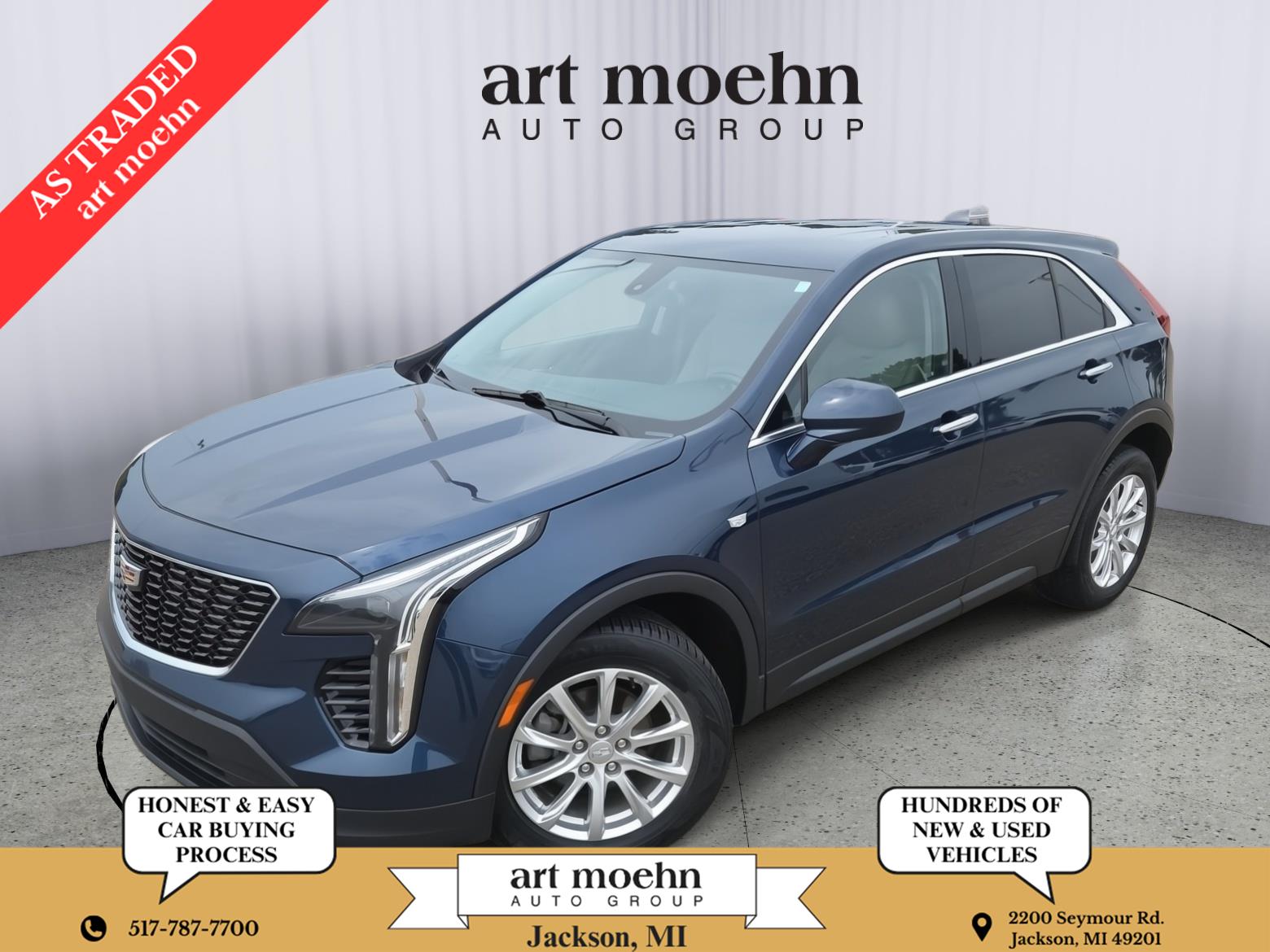 Twilight Blue Metallic 2019 Cadillac XT4 SUV / Crossover Front-Wheel Drive 9-Speed Automatic