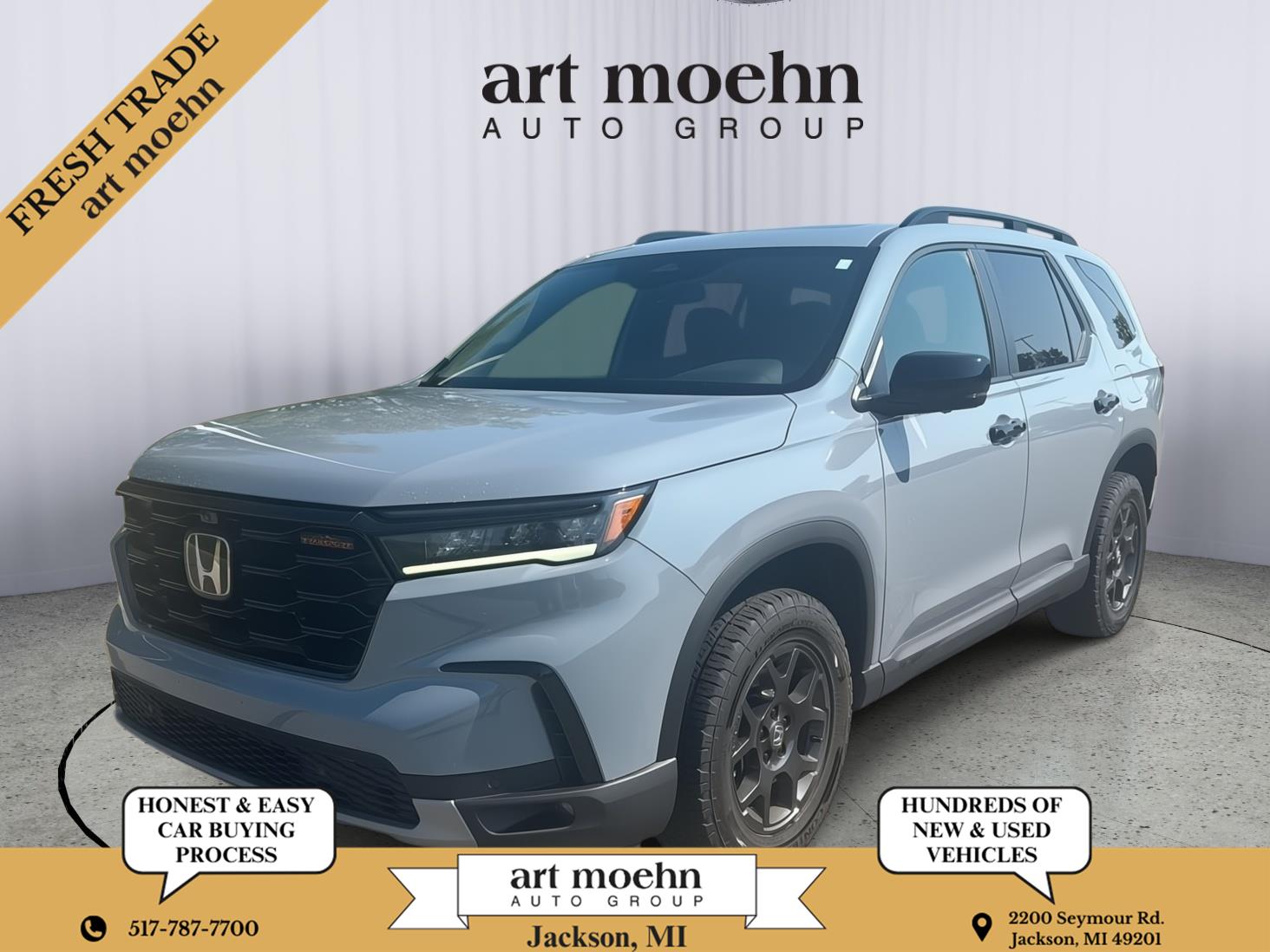 Sonic Gray Pearl 2025 Honda Pilot SUV / Crossover All-Wheel Drive Automatic