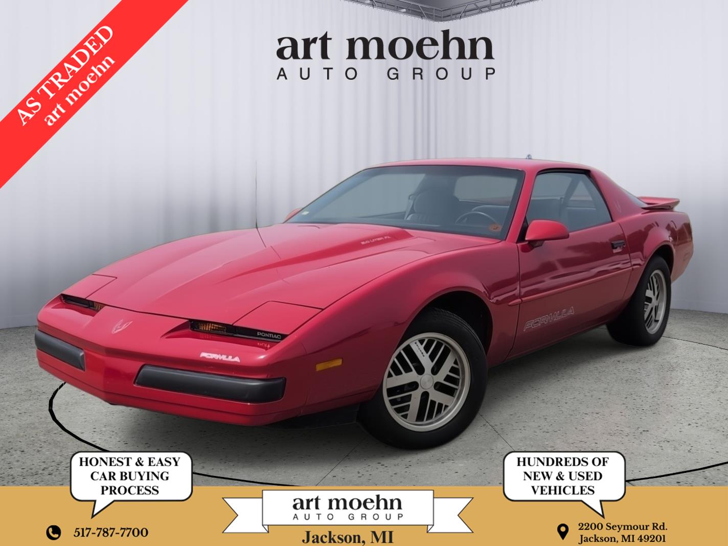 1987 Pontiac Firebird Hatchback Rear-Wheel Drive
