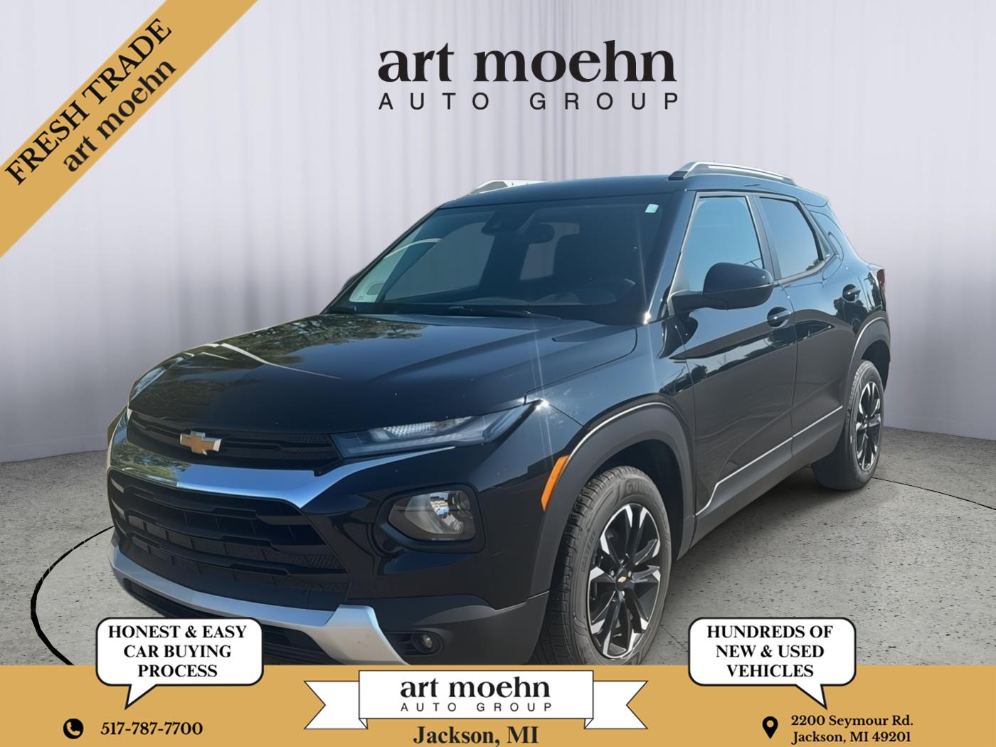 Mosaic Black Metallic 2021 Chevrolet Trailblazer SUV / Crossover Front-Wheel Drive Continuously Variable Transmission