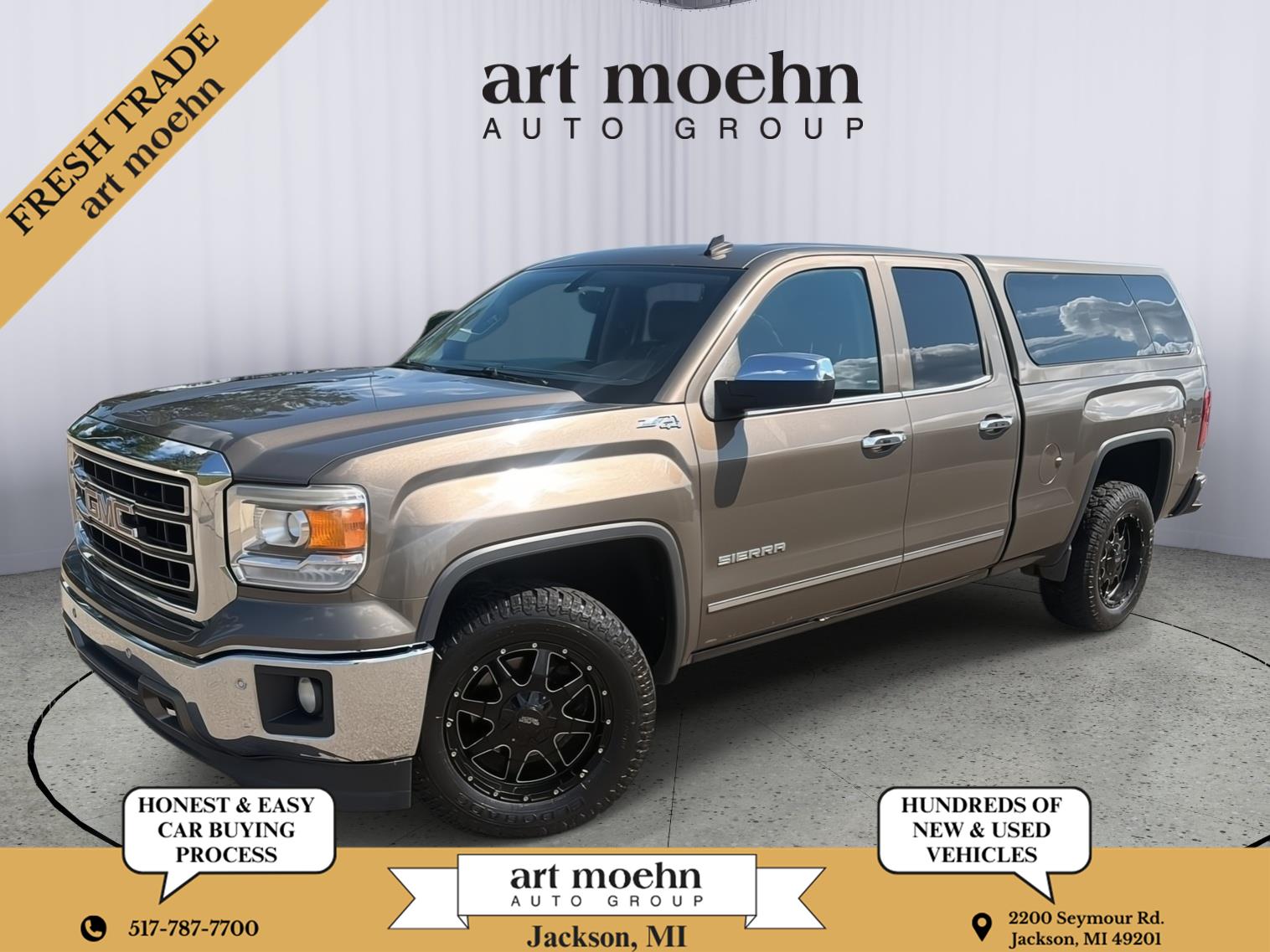 Bronze Alloy Metallic 2014 GMC Sierra 1500 Pickup Truck Four-Wheel Drive 6-Speed Automatic
