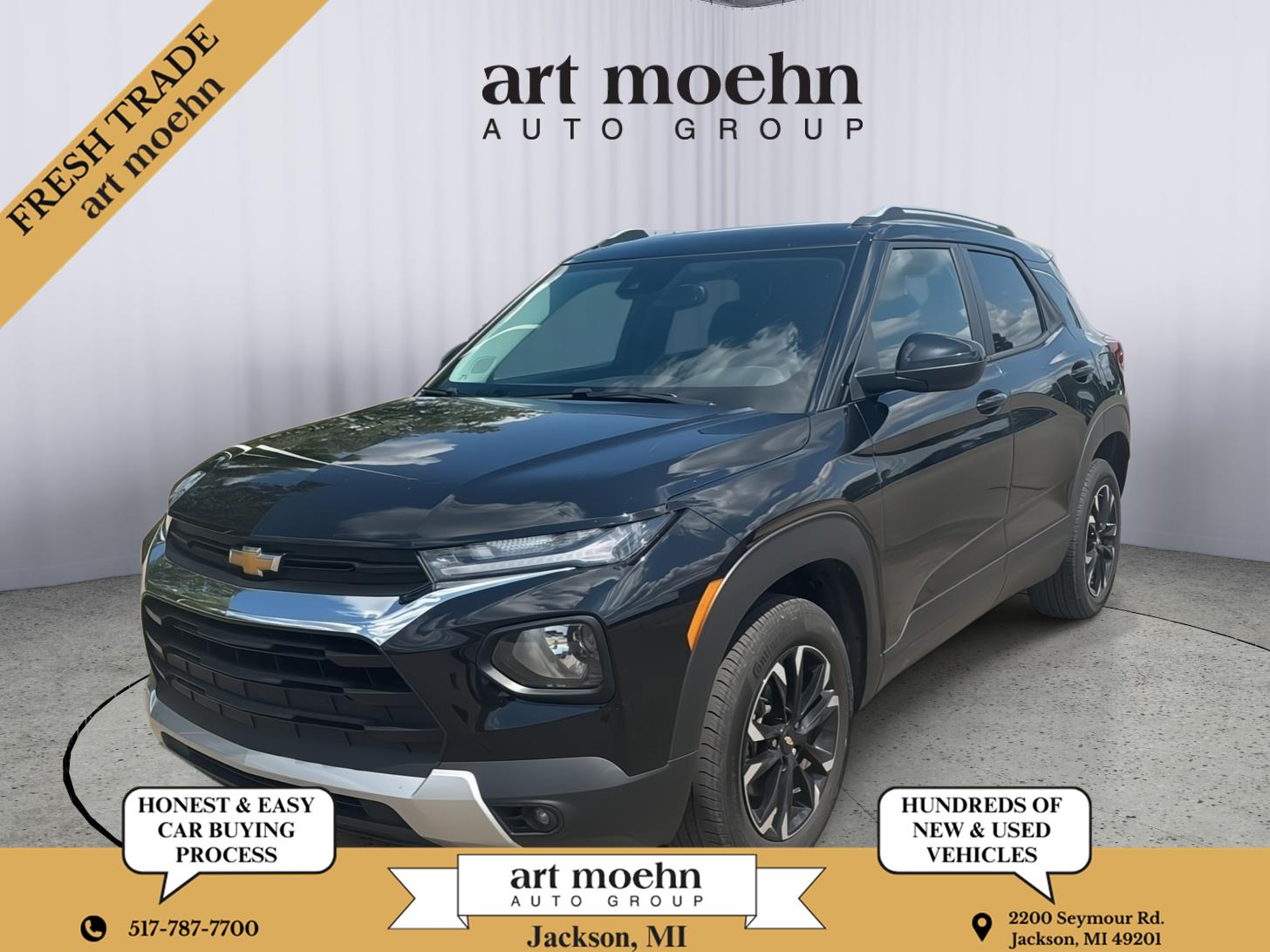 Mosaic Black Metallic 2023 Chevrolet Trailblazer SUV / Crossover Four-Wheel Drive 9-Speed Automatic
