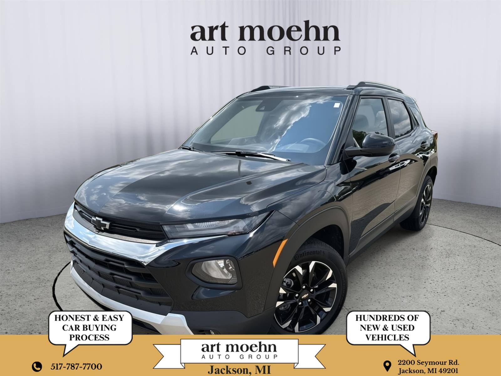 Mosaic Black Metallic 2023 Chevrolet Trailblazer SUV / Crossover Four-Wheel Drive 9-Speed Automatic