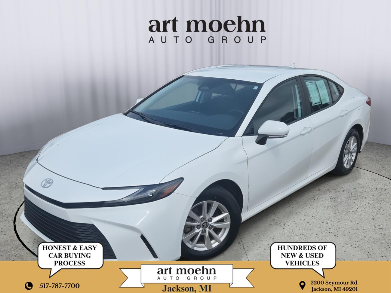 Ice Cap 2025 Toyota Camry Sedan Front-Wheel Drive Continuously Variable Transmission