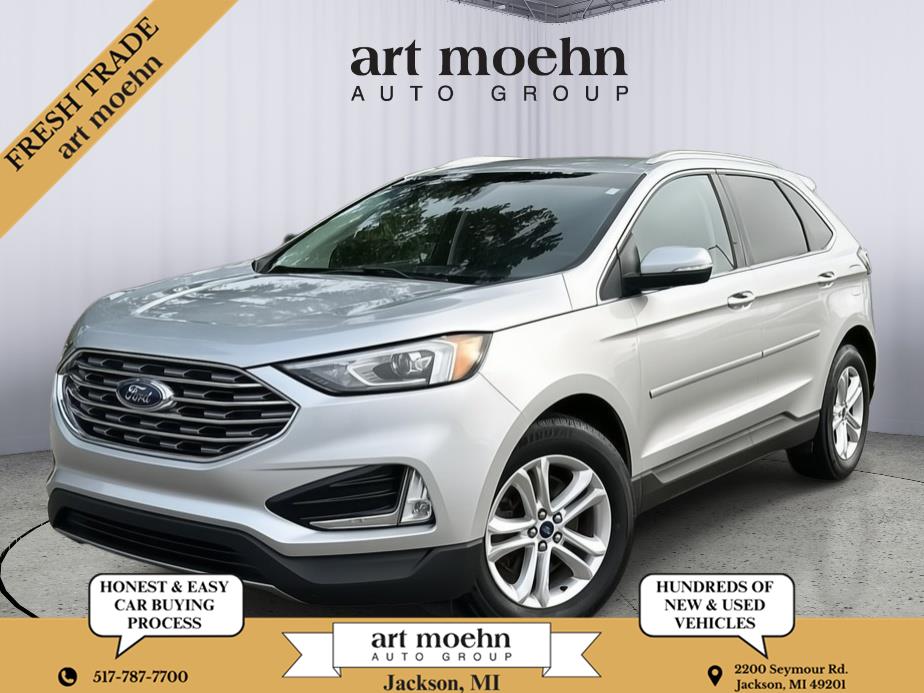 Ingot Silver Metallic 2019 Ford Edge SUV / Crossover All-Wheel Drive 8-Speed Automatic