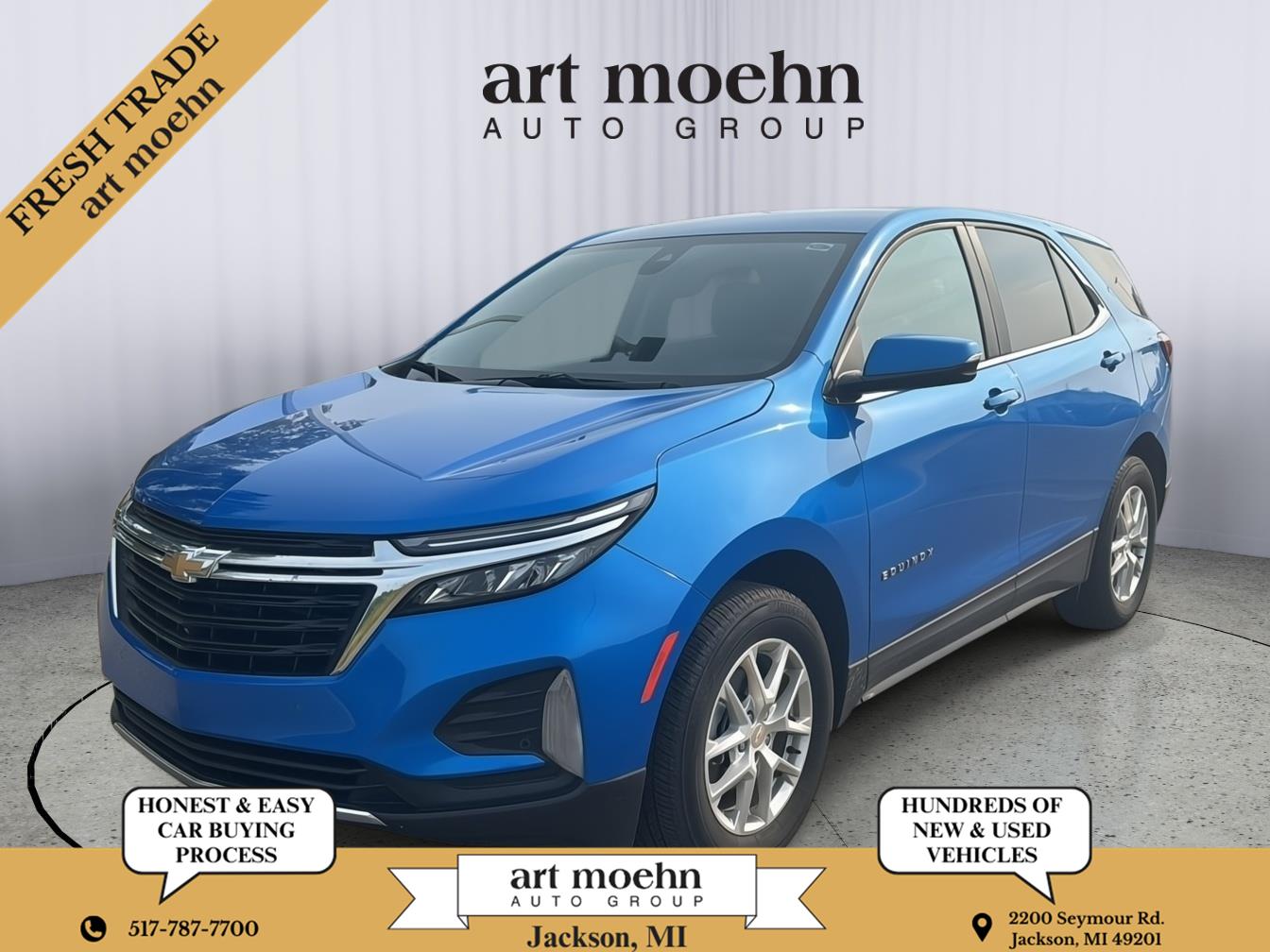 Riptide Blue Metallic 2024 Chevrolet Equinox SUV / Crossover Four-Wheel Drive 6-Speed Automatic Overdrive