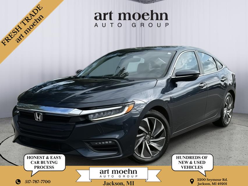 Cosmic Blue Metallic 2022 Honda Insight Sedan Front-Wheel Drive Continuously Variable Transmission