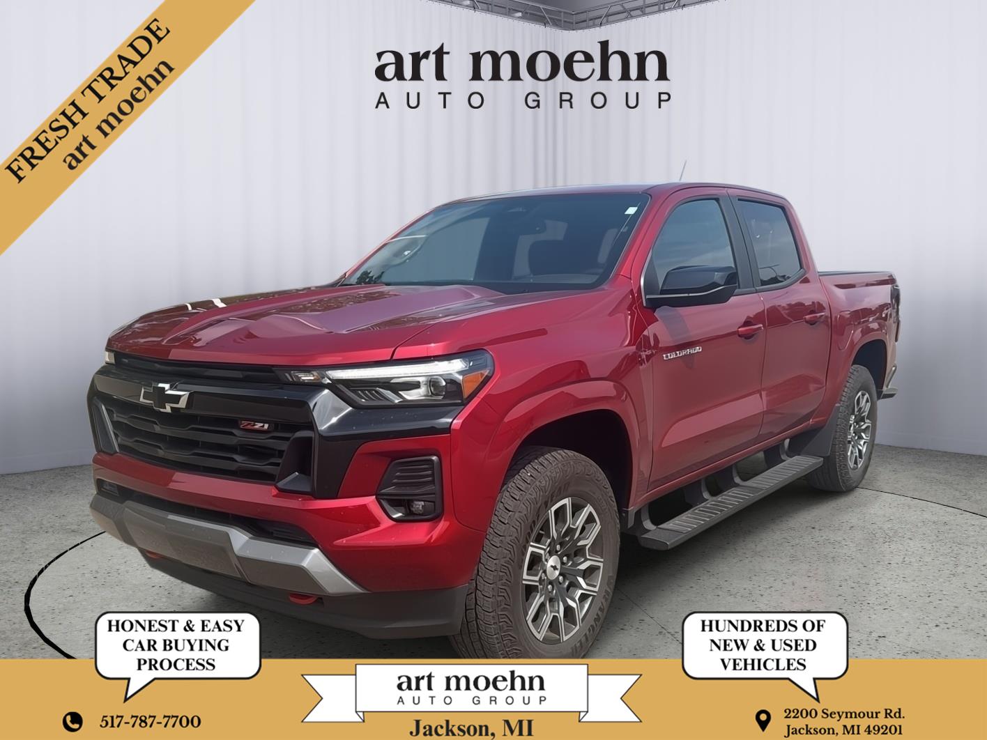 Radiant Red Tintcoat 2026 Chevrolet Colorado Pickup Truck Four-Wheel Drive 8-Speed Automatic