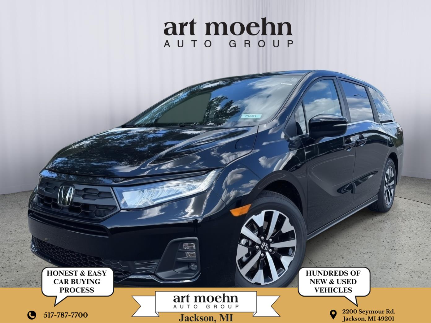 Crystal Black Pearl 2026 Honda Odyssey Minivan Front-Wheel Drive Automatic