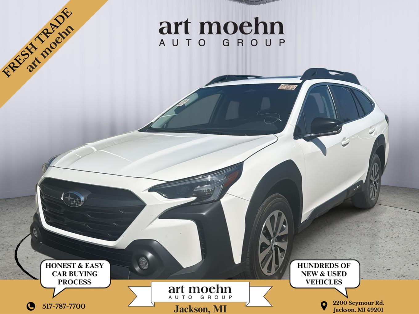 Crystal White Pearl 2025 Subaru Outback SUV / Crossover All-Wheel Drive Continuously Variable Transmission