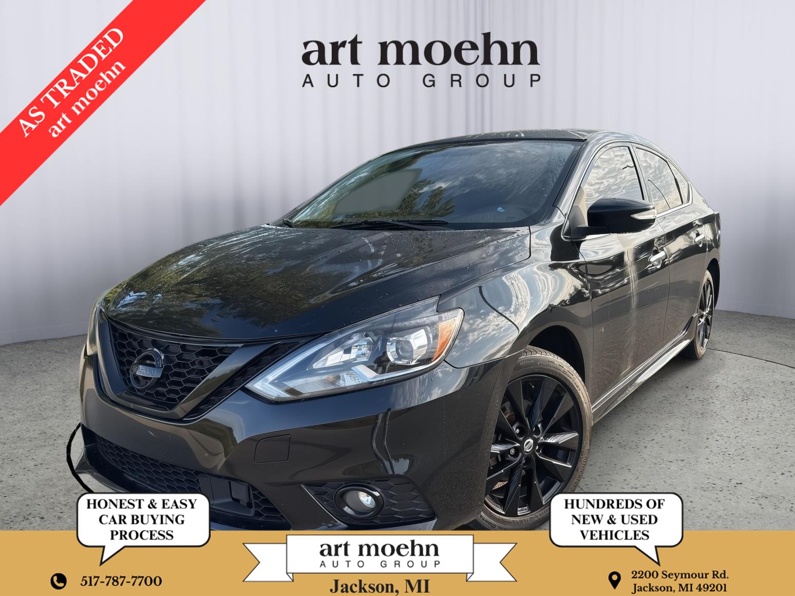 Super Black 2018 Nissan Sentra Sedan Front-Wheel Drive Continuously Variable Transmission