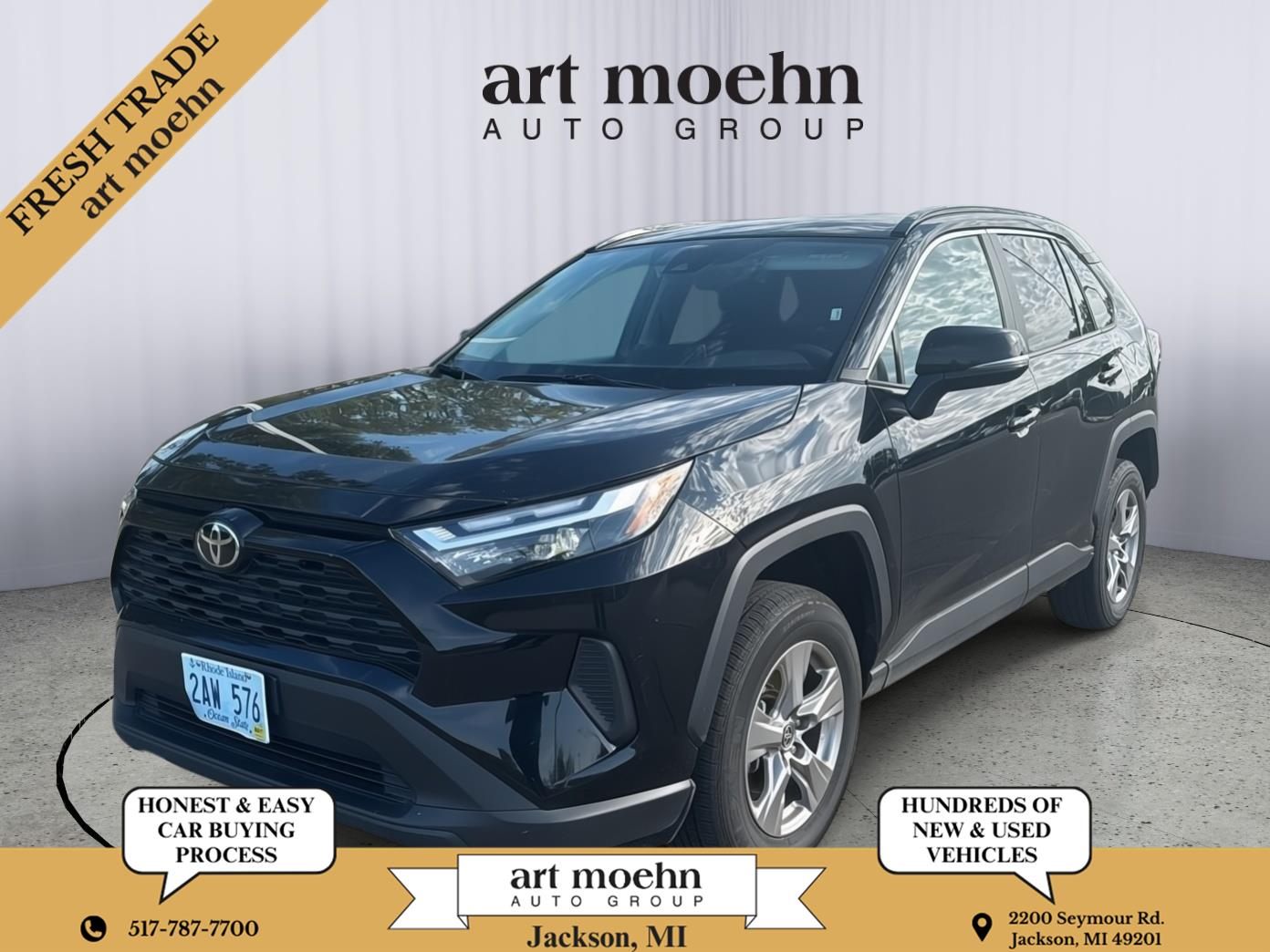 Midnight Black Metallic 2025 Toyota RAV4 SUV / Crossover All-Wheel Drive Automatic