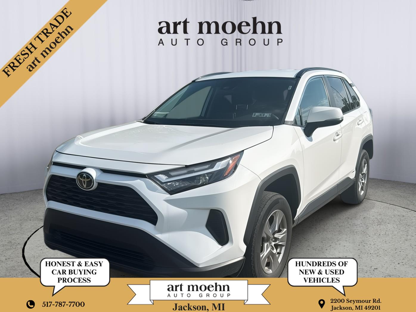 Ice Cap 2025 Toyota RAV4 Hybrid SUV / Crossover All-Wheel Drive Continuously Variable Transmission